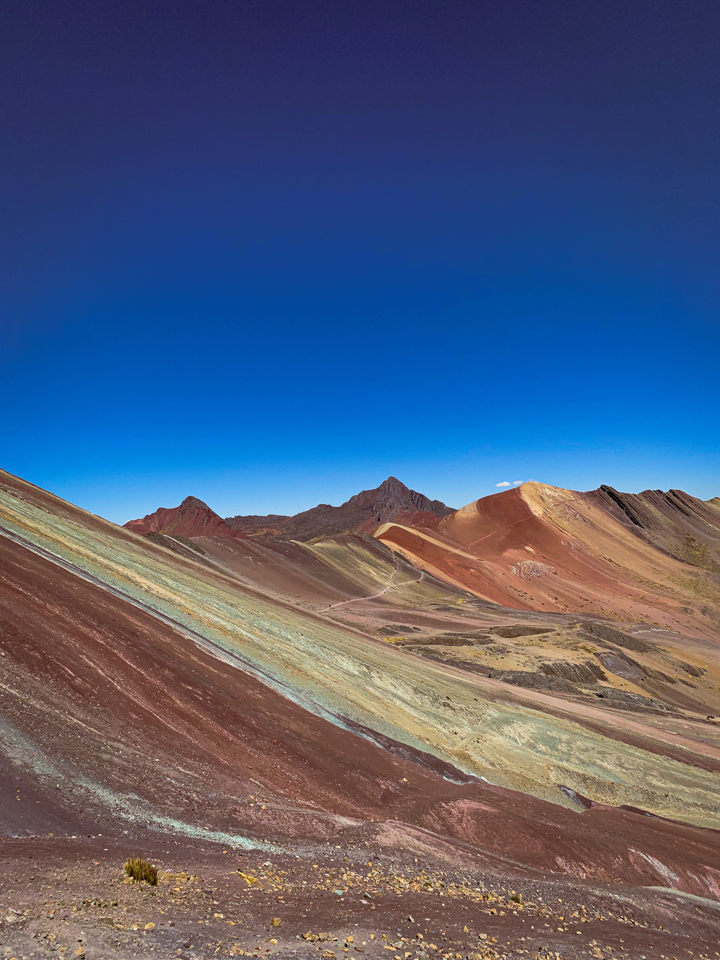The colored Khizi Mountains