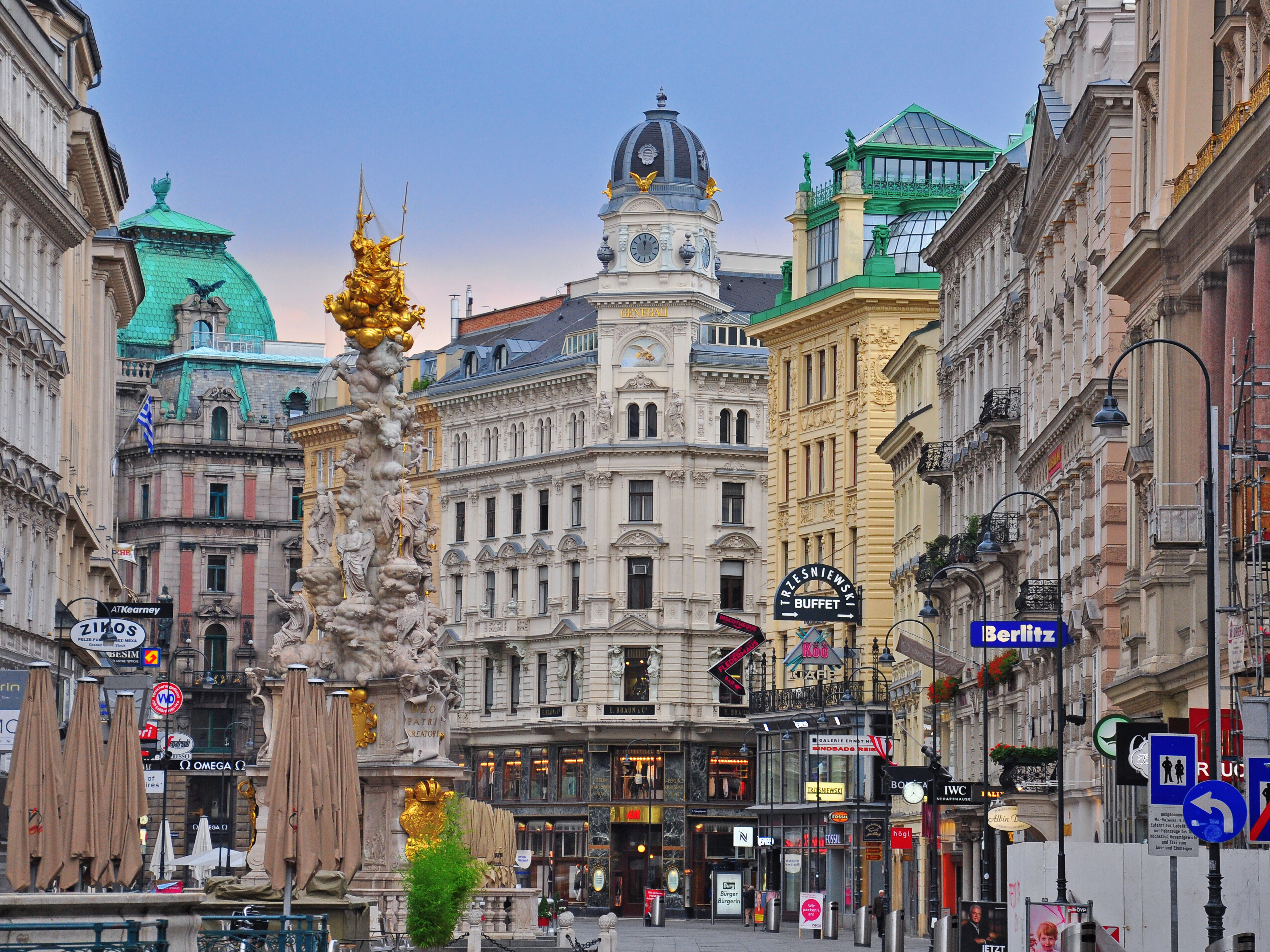 Vienna Old Historic Streets in the Old Town City Centre, Austria - The  Vienna BLOG