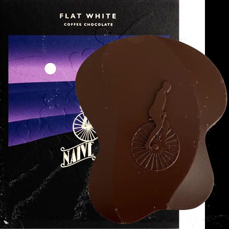 Naive Flat White Coffee Chocolate Dark/Milk 61%