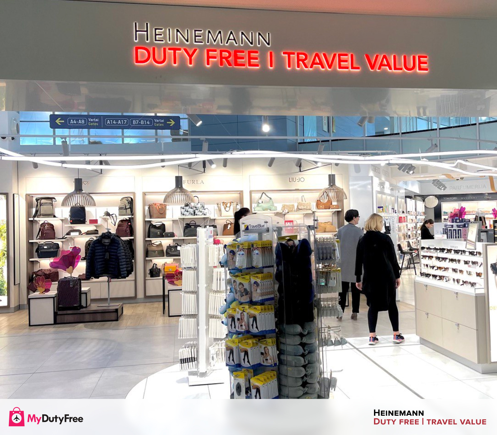 Mydutyfree в международном аэропорту Вильнюса.