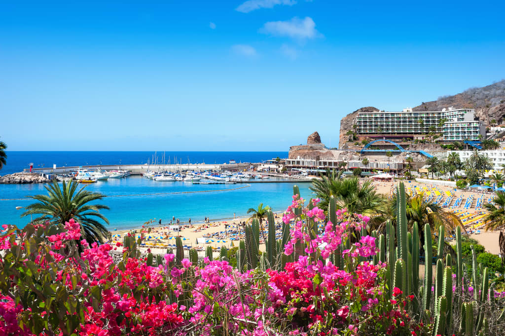 Beach season in Spain