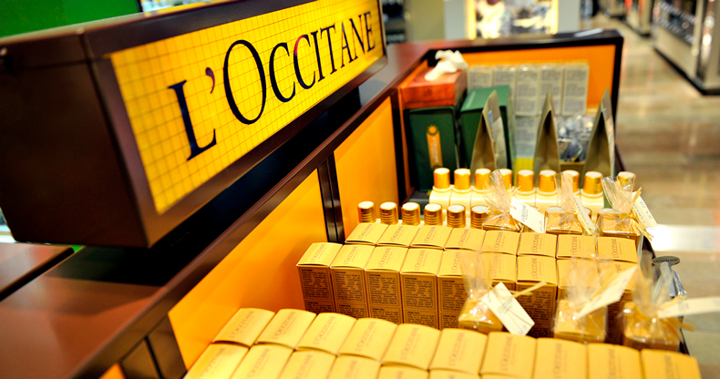 L'Occitane packing