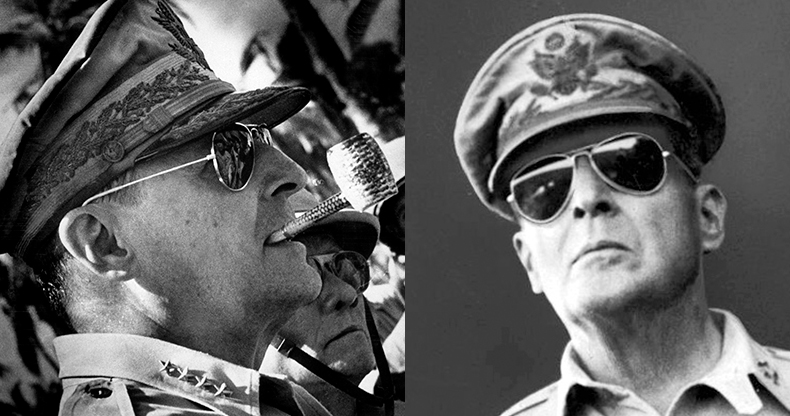 General Douglas MacArthur and Ray-Ban