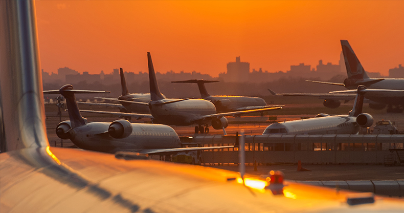 planes at the airport